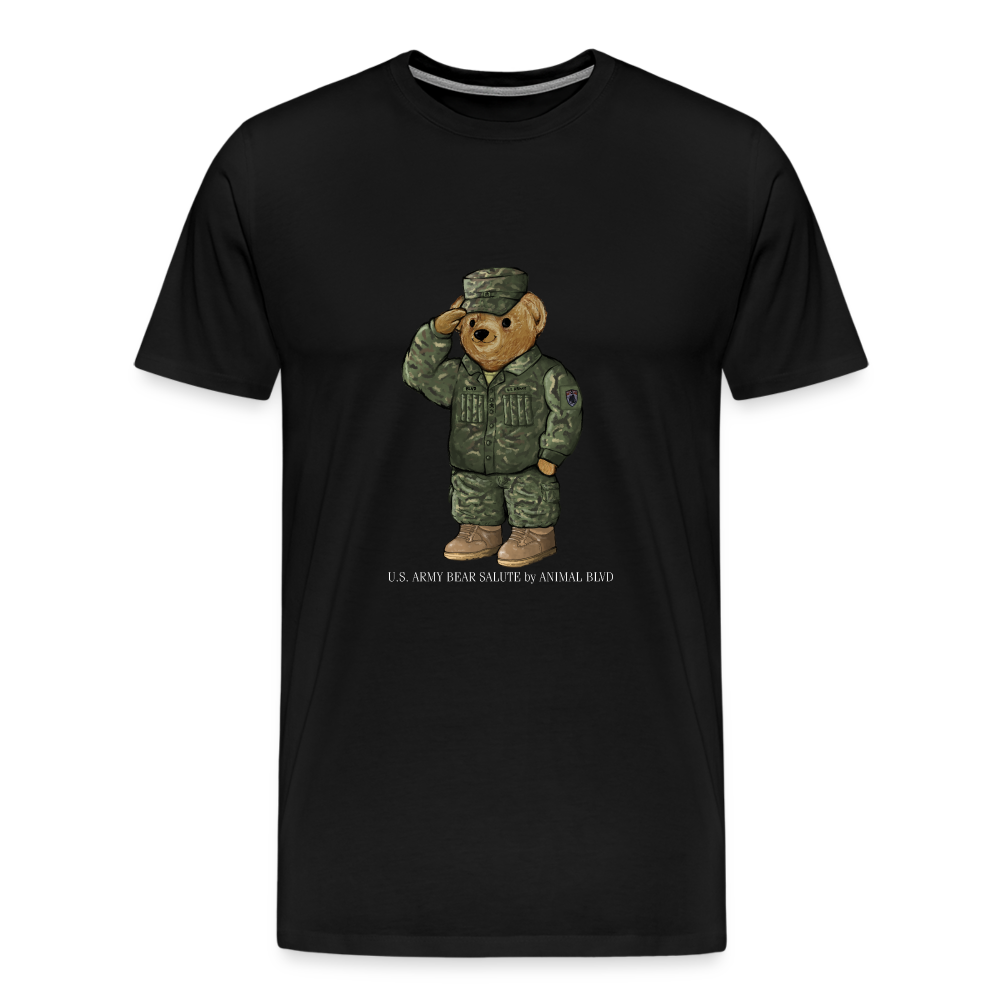 US ARMY SALUTE BEAR T-SHIRT by ANIMAL BLVD