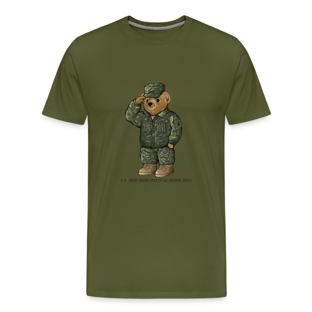 US ARMY SALUTE BEAR T-SHIRT by ANIMAL BLVD