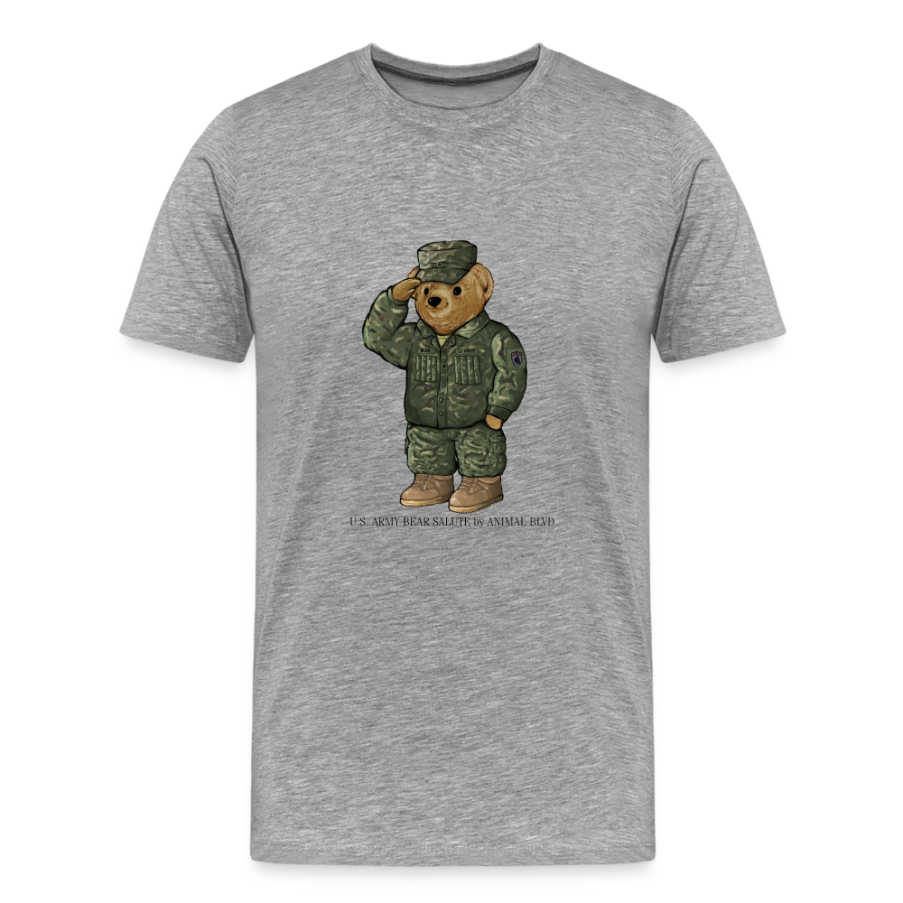 US ARMY SALUTE BEAR T-SHIRT by ANIMAL BLVD