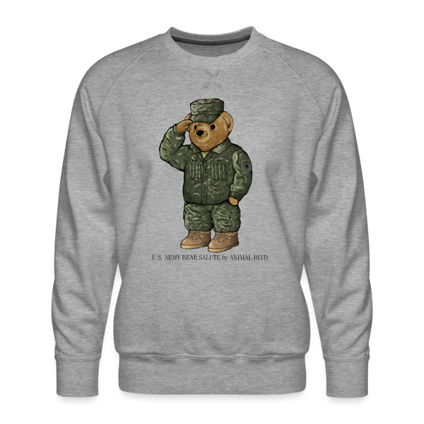 US ARMY SALUTE BEAR SWEATER by ANIMAL BLVD Animal BLVD