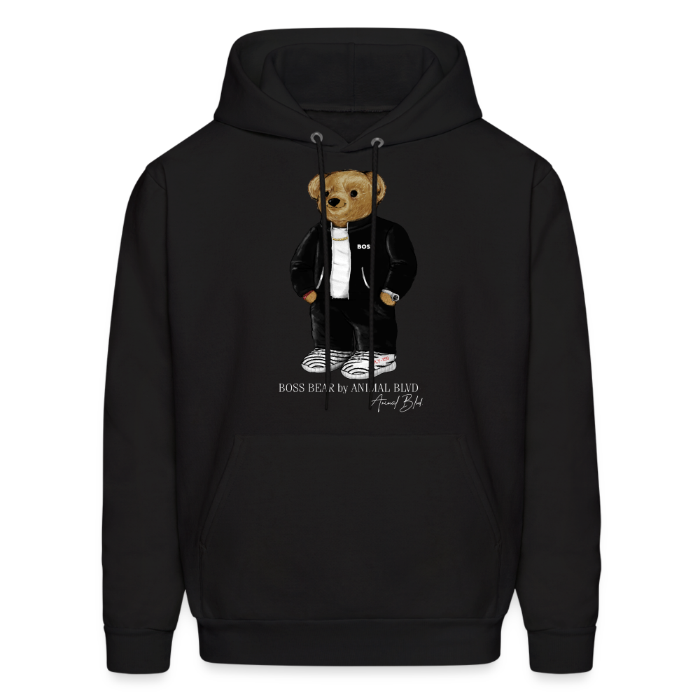 Black boss hoodie hotsell