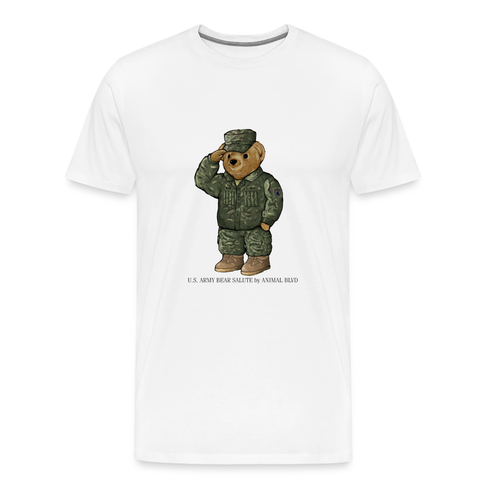 US ARMY SALUTE BEAR T-SHIRT by ANIMAL BLVD