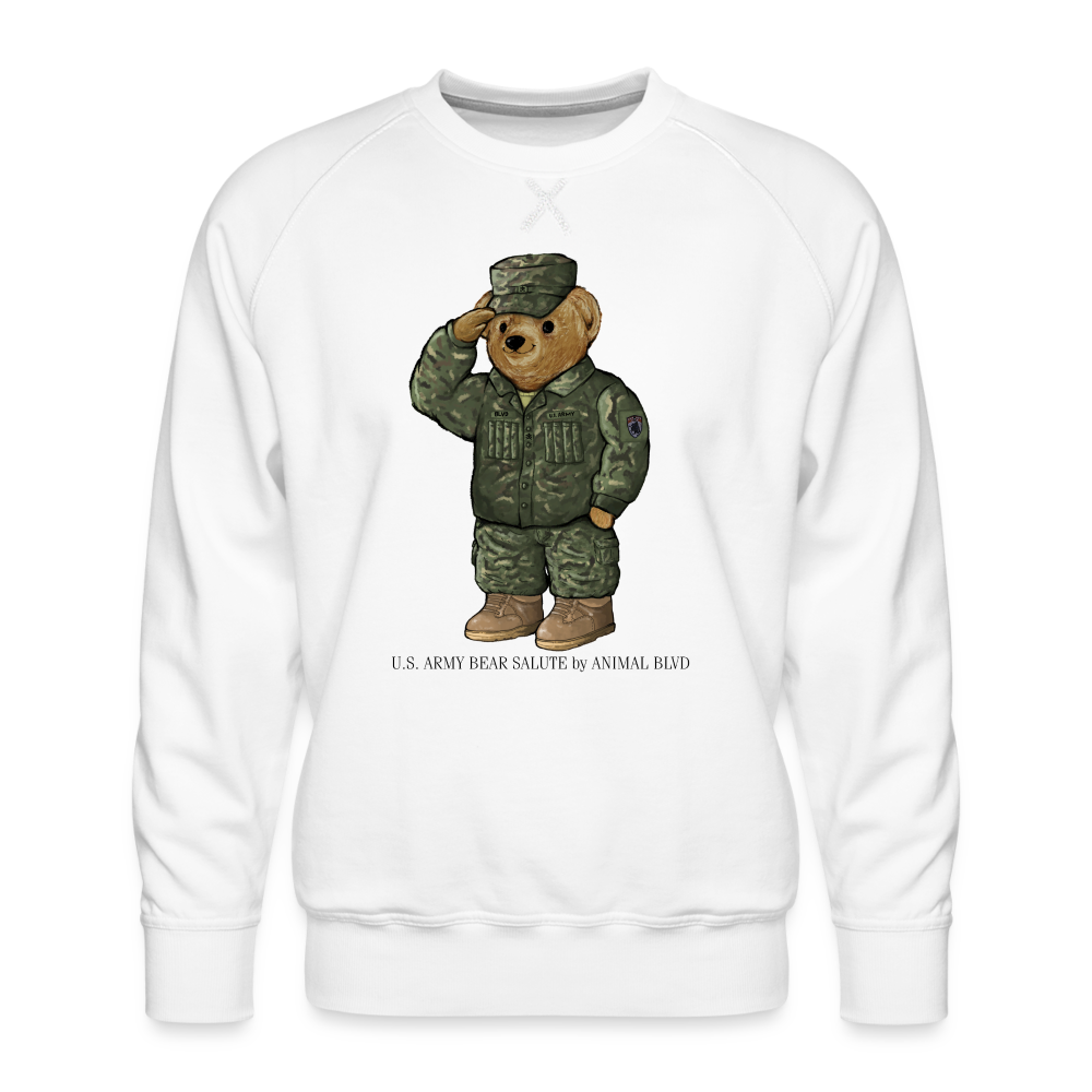 US ARMY SALUTE BEAR SWEATER by ANIMAL BLVD Animal BLVD