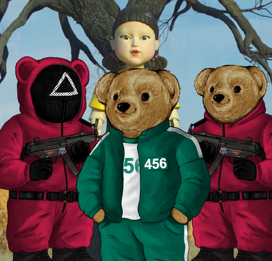 SQUID GAMES BEAR by ANIMAL BLVD
