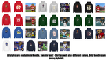 ALL FOOTBALL BEAR HOODIES by ANIMAL BLVD