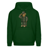 US ARMY SALUTE BEAR HOODIE by ANIMAL BLVD