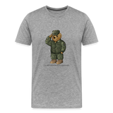 US ARMY SALUTE BEAR T-SHIRT by ANIMAL BLVD