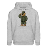 US ARMY SALUTE BEAR HOODIE by ANIMAL BLVD