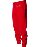 SIGNATURE JOGGING PANTS RED by ANIMAL BLVD