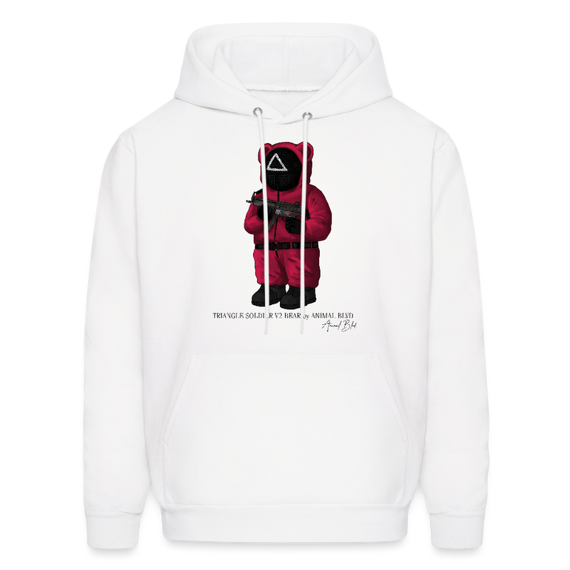 SQUID GAMES TRIANGLE SOLDIER BEAR HOODIE by ANIMAL BLVD