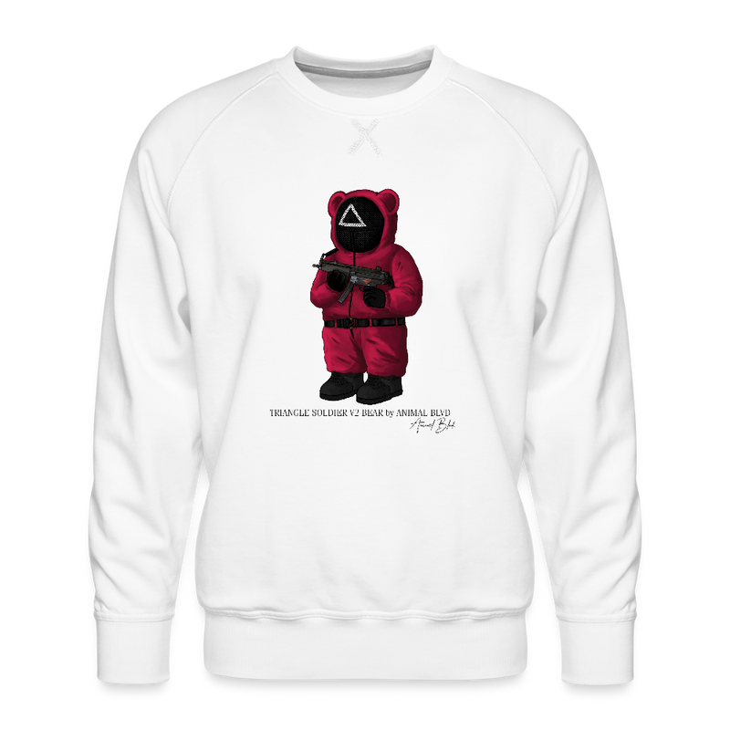 SQUID GAMES TRIANGLE SOLDIER BEAR SWEATER by ANIMAL BLVD