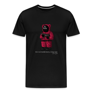 SQUID GAMES TRIANGLE BEAR T-SHIRT by ANIMAL BLVD