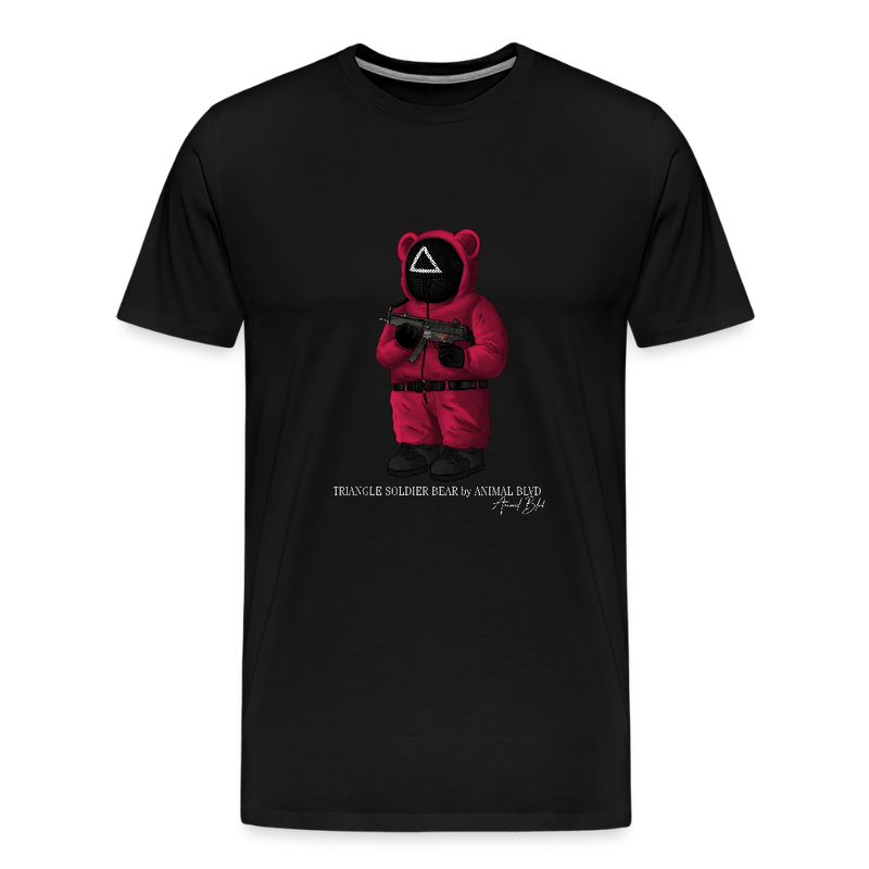 SQUID GAMES TRIANGLE BEAR T-SHIRT by ANIMAL BLVD