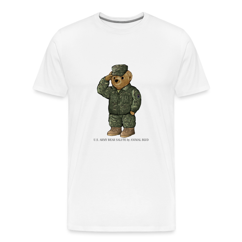 US ARMY SALUTE BEAR T-SHIRT by ANIMAL BLVD