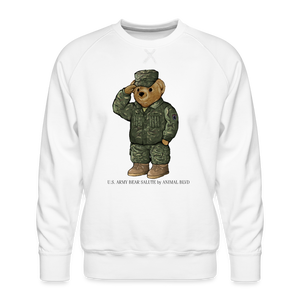 US ARMY SALUTE BEAR SWEATER by ANIMAL BLVD